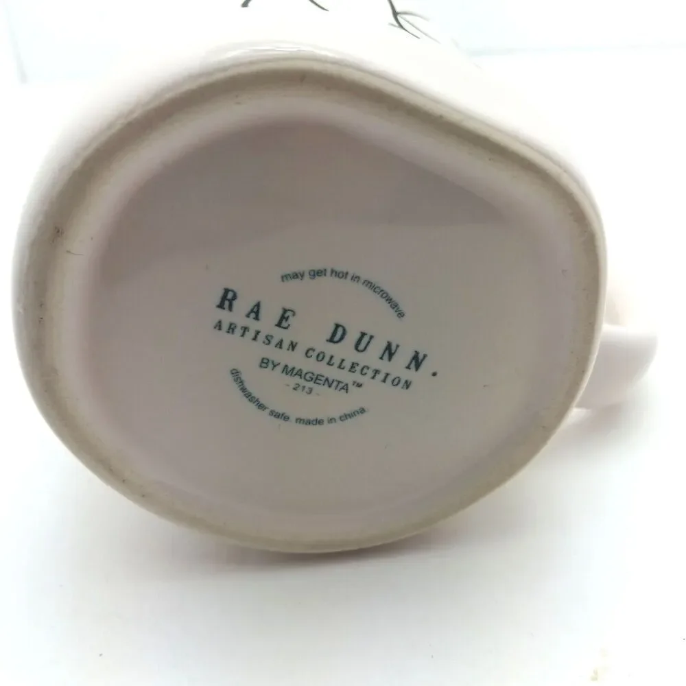 Rae Dunn By Magenta Plant A Kiss Mug Missing Topper Replacement Piece Flawed